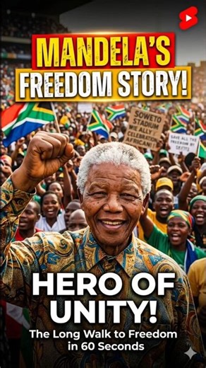 Nelson Mandela: A Long🚶‍♂️Walk to Freedom