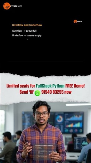 What is Queue Overflow and Underflow | PythonLife