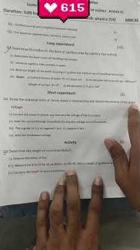 12th Physics Practical Question paper @a2zpractical991