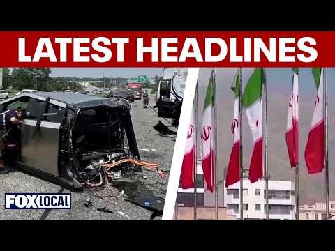 Massive Maryland crash splits Cybertruck in half; 2 US servicemembers killed in Joran | TOP STORIES