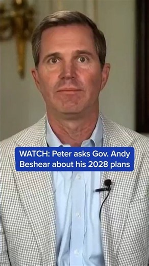 WATCH: Peter asks Gov. Andy Beshear about his 2028 plans