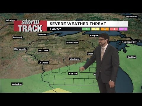 Mostly Sunny But Tracking Chances of Showers and Storms South