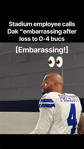 Even the Cowboys Staff Is Done 💀 Employee Calls Dak "Embarrassing"