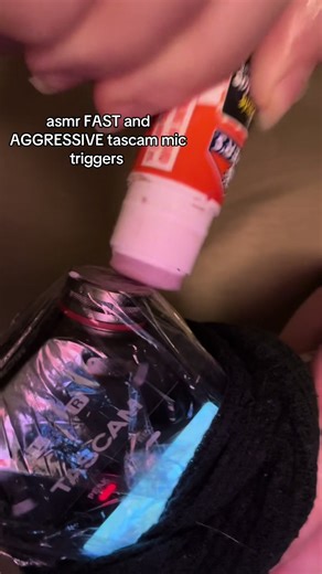 fast and aggressive tascam mic triggers :) #asmr #fyp #foryou #foryoupage #asmrsounds