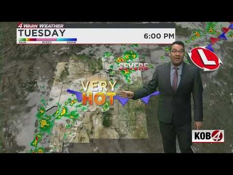 Monday evening forecast: Heat continues in Albuquerque tomorrow, storms possible