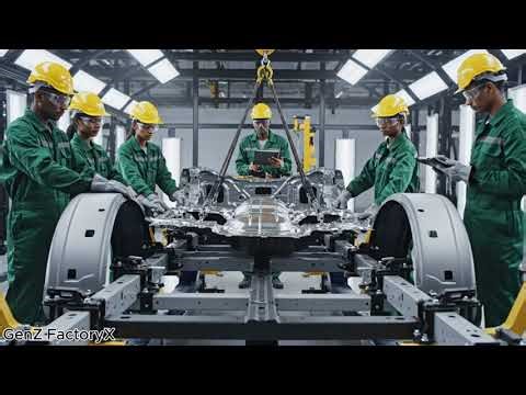 Inside the Car Factory – From Raw Steel to a Luxury Vehicle (Modern Full Process)