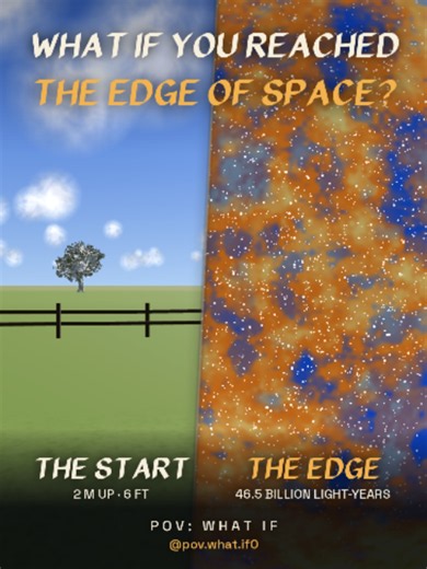 What If You Reached the Edge of Space — From Field to Cosmic Web
