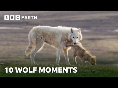 10 Incredible Wolf Moments | BBC Earth
