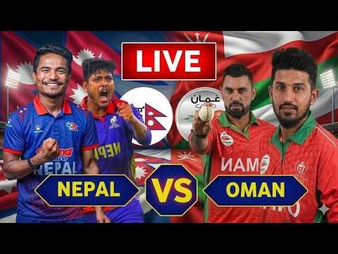 Nepal vs Oman Live Score | NEP vs OMN Live | ICC CWC League 2 2026 Match