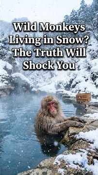 This Monkey Survives Snow by Doing the Unthinkable (Japan’s Secret Hot Spring Mystery) ⭐