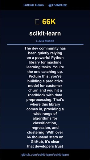 FREE Machine Learning in Python 66K⭐