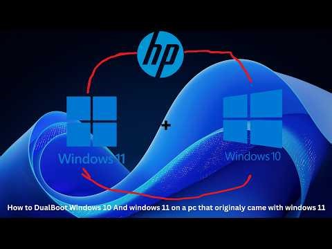 How to dualboot windows 10 and windows 11 on a computer (Drivers for PC's that came with windows 11)