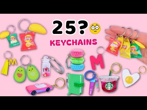 25 DIY Super Cute KEYCHAINS You Won't Believe You Can Make at Home! ✨