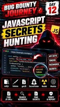 JavaScript Secrets Hunting 🔥 | Bug Bounty Day 12 #shorts