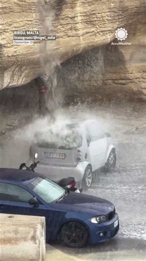 Is this the worst parking spot in the world? 🚗💧