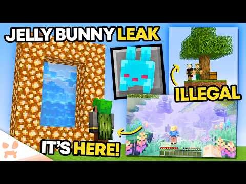 MINECRAFT'S JELLY BUNNY MOB LEAK, SKYBLOCK LAWSUIT + THE AETHER IS OFFICIALLY COMING TO BEDROCK