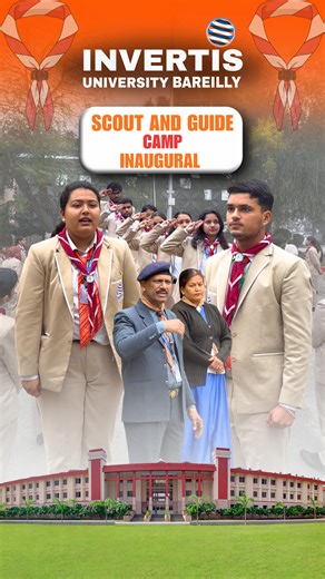 Invertis University (Official) on Instagram: "The inaugural day of the Scout and Guide Camp set the tone for the week ahead. Flag hosting reflected the values of duty and responsibility. The programme concluded with an informative theory lecture. A strong start to a journey of service and leadership. #Invertisuniversity #uttarpradesh #bestuniversity #bareilly"