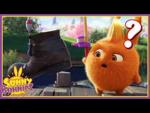 Turbo Tries Fishing | Sunny Bunnies | Funny Cartoons For Kids