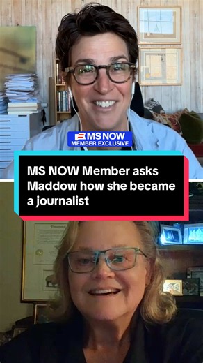 During a LIVE Q&A with MS NOW Members, Rachel Maddow shared how an unexpected opportunity led her to a career in journalism. Want to ask Rachel YOUR questions LIVE? Sign up for an MS NOW Membership at ms.now/membership #rachelmaddow #journalism #msnow