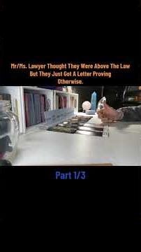 That Lawyer was sure they were above the law but news flash! #tarot #lawyer #inheritance #god