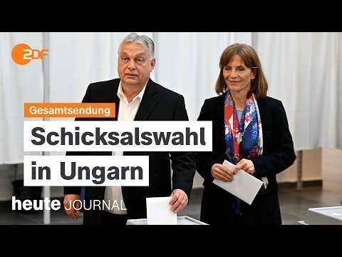 heute journal vom 12.04.2026 Orban gratuliert Magyar, Hormus Seeblockade, Buchenwald Gedenktag