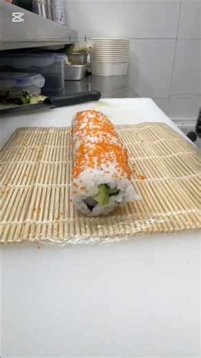 Crazy California Roll with Creamy Avocado #food #foodshorts #foryou #viralpost