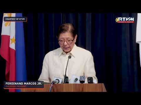 Marcos holds impromptu press conference on April 13