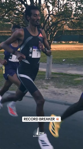 A record-breaking moment 🔥 Yomif Kejelcha rewrote the half marathon world record with a stunning 56:51 in Buenos Aires ⚡ Is this your Moment of the Year? 👀 Vote now via link in bio 📲 #AthleticsAwards