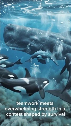 TITAN ORCAS vs TITAN SPERM WHALE | Epic Arctic Ocean Battle 🐋❄️