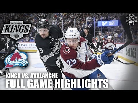 Los Angeles Kings vs. Colorado Avalanche | Full Game Highlights | ESPN NHL