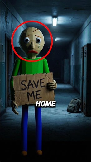 Baldi Was Left Behind… And No One Came Back 💔 #baldisbasics #baldi #sadstory