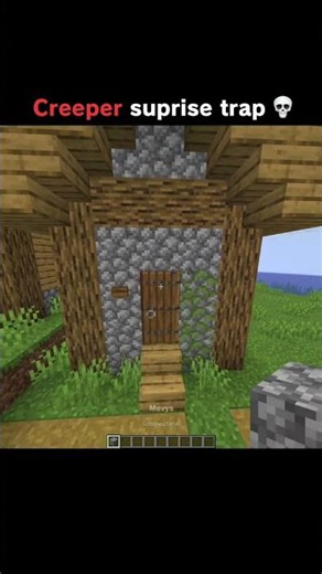 Minecraft Creeper Surprise Trap