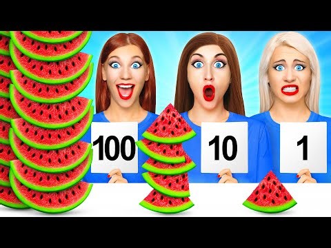 100 Layers of Food Challenge | Delicious Recipes by Multi DO Food Challenge