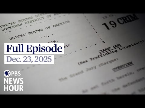 PBS News Hour live episode, Dec. 23, 2025