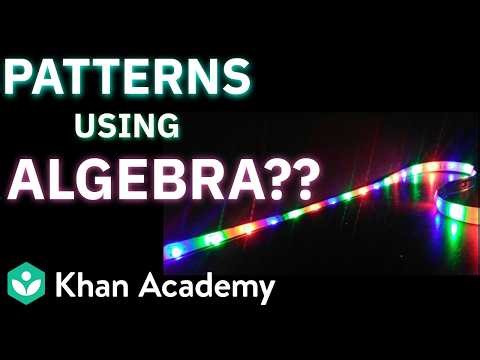 Algebra to Describe Patterns | Expressions using Letter-Numbers | Class 7 NCERT | Math |Khan Academy