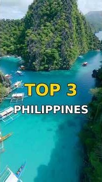 Top 3 Places You HAVE to See in the Philippines 🇵🇭
