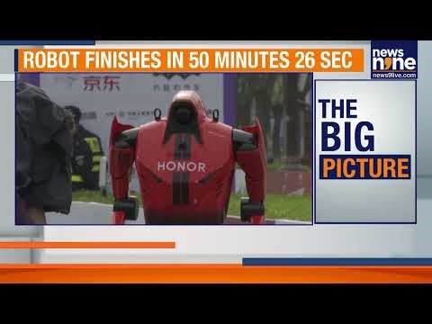 Humanoid Robots Race Humans In Beijing, But Still Far From Breaking Records | News9