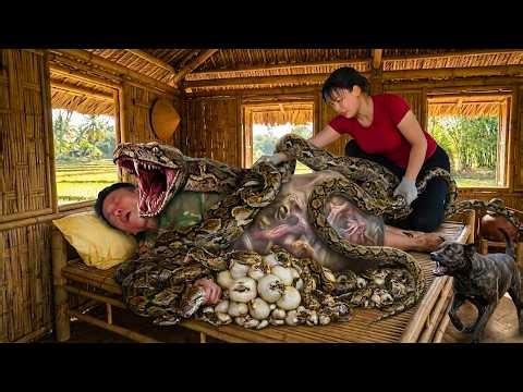 72 Hours of PURE TERROR: Giant Python Breaks In & Attacks Father – Something ALIVE Inside! NO ESCAPE
