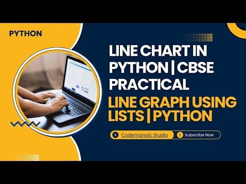 Line Chart in Python Using Two Lists | CBSE Class 11 & 12 Practical #coding #python