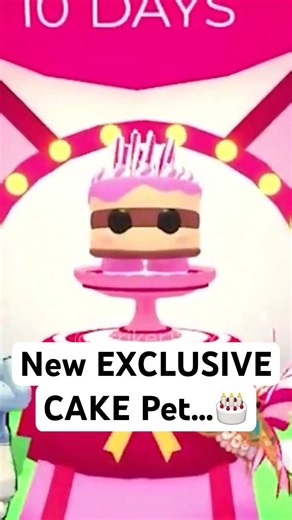 How To Get New EXCLUSIVE CAKE Pet in Adopt Me...😱#roblox #adoptme