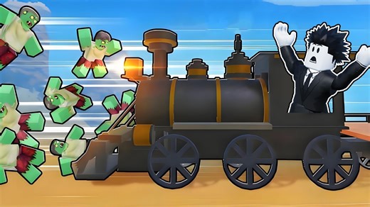 我要建造出超级火车来穿越僵尸沙漠！ROBLOX