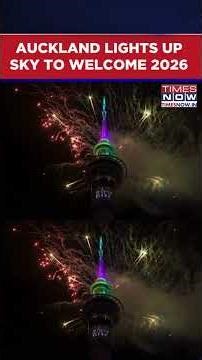 Auckland Becomes First Major City To Welcome 2026 With Fireworks, Global Celebrations Begin #shorts