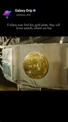 Aliens Could Find Earth Using THIS 🛸 #shorts #space #universe #goldenrecord #spacefacts #didyouknow