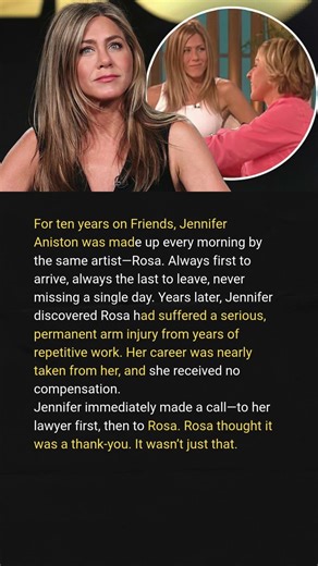 Jennifer Aniston Discovered Her Makeup Artist Lost Arm Mobility… Then She Took Action