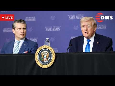 LIVE: U.S. President Donald Trump Addresses Nation from Graceland During Memphis Roundtable | AC15