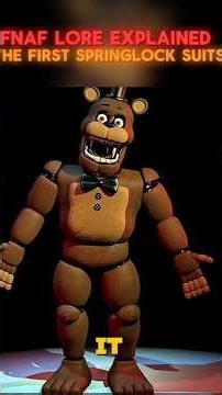 How The FIRST SpringLock suits in FNAF were made #fnaf #fivenightsatfreddys