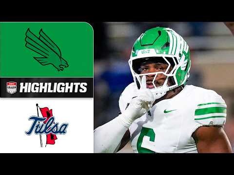 North Texas Mean Green vs. Tulsa Golden Hurricane | Full Game Highlights | ESPN College Football