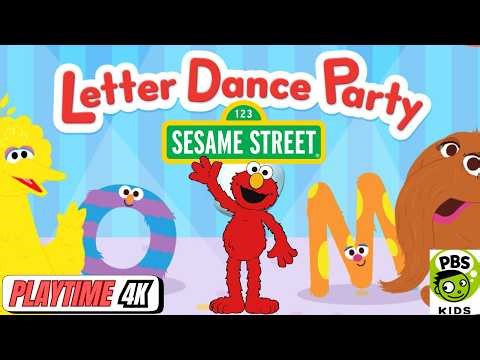 Sesame Street Letter Dance Party 🕺 | Alphabet Learning Game for Kids 🎮 | PBS Kids Gameplay