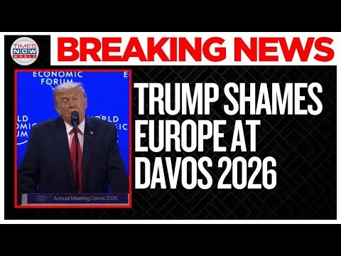 TRUMP AT DAVOS LIVE | President Trump's Message To Europe: 'Your Leaders Don't Understand'
