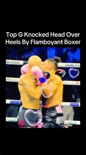 When The Top G Gets Knocked By Flamingo In Pink Gloves—Plot Twist! 😍 #TopG #AndrewTate 🦩